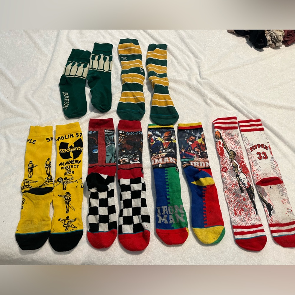 Stance socks 🧦 wu tang Chicago bulls Jameson misc